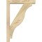 Ekena Millwork Funston Block Rough Sawn Bracket w/ Offset Brace, Douglas Fir, 4"W x 18"D x 26"H BKT0402X18X26FST05RDF - alternate 4